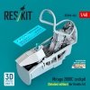RESKIT RSU48-0463 Mirage 2000C cockpit (Detailed edition) for Kinetic kit (3D Printed) (1/48)